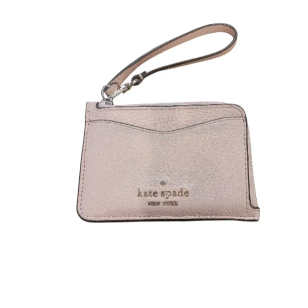 Kate Spade Pink Wallet/Card Case with Key Ring - Picture 1 of 11
